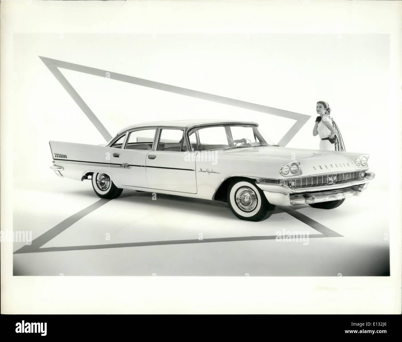 26. Februar 2012 - 1957-1958 Chrysler New Yorker Stockfoto