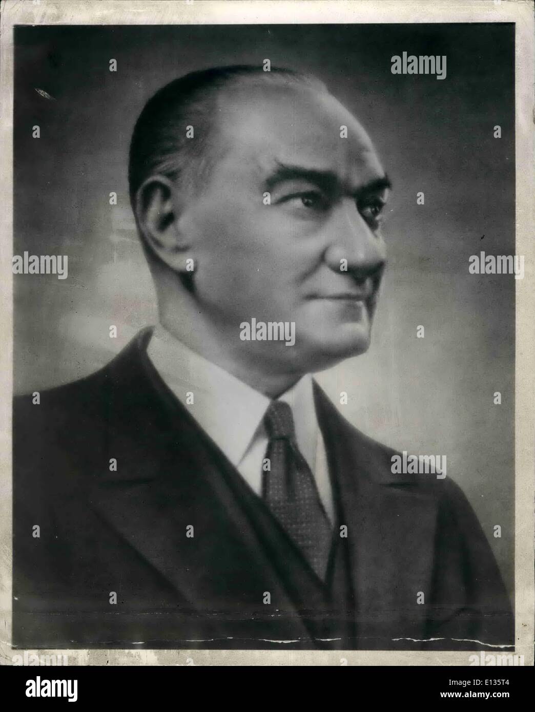 28. Februar 2012 - Kemal Atatürk, Staatspräsident der Türkei. 140666 Stockfoto