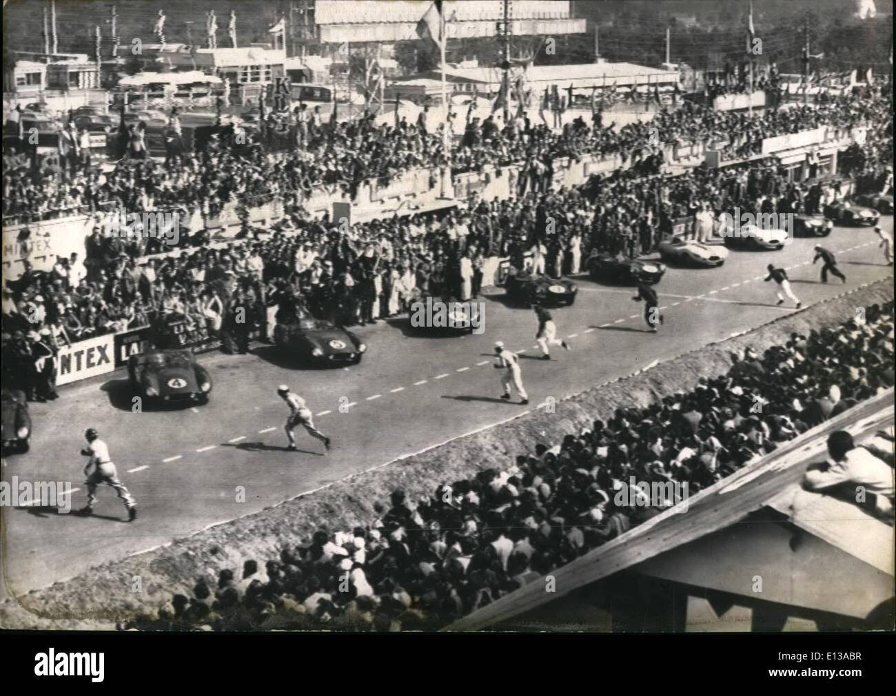 29. Februar 2012 - Mans Le 1955. Stockfoto