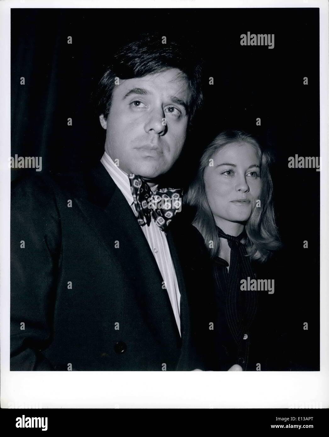 29. Februar 2012 - Peter Bogdanovich & Cybill Shepherd Stockfoto