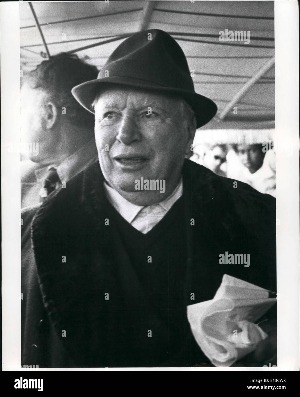 29. Februar 2012 - Charles Chaplin Stockfoto