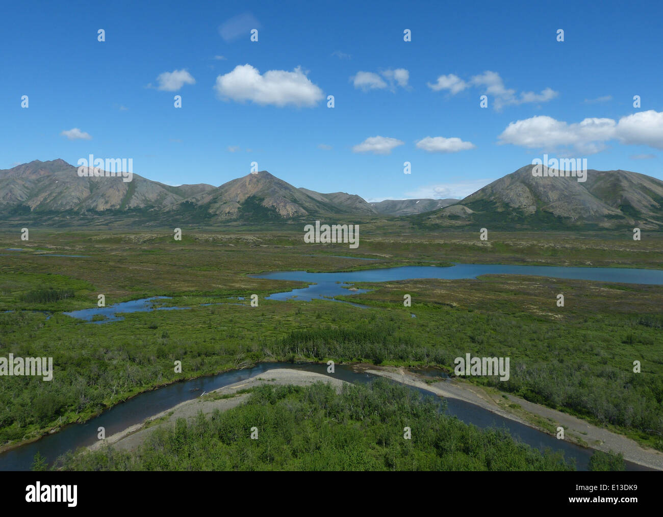 Kwethluk River Stockfoto