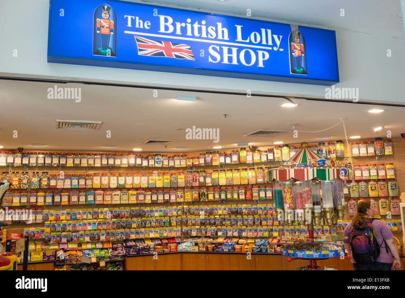 Sydney Australien, Darling Harbour, Hafen, Harbourside Shopping Centre, Zentrum, Shopping Shopper Shopper shoppen shoppen shoppen Geschäfte Markt Märkte Marktplatz kaufen verkaufen Stockfoto
