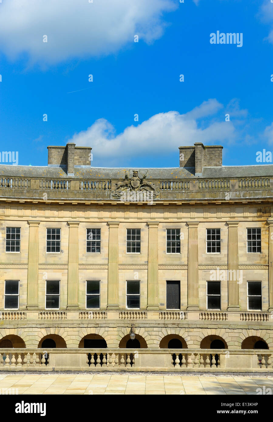 Der Halbmond Buxton Derbyshire England UK Stockfoto