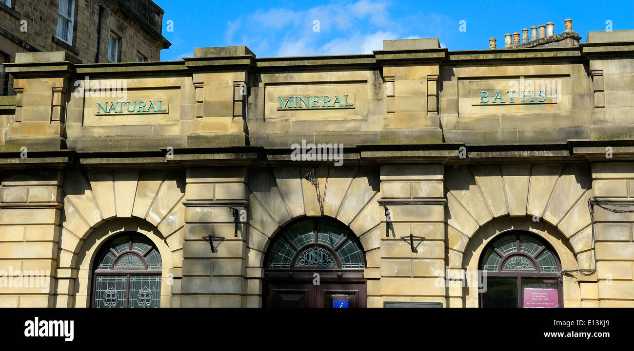 Buxton Spa Bäder Derbyshire England UK Stockfoto
