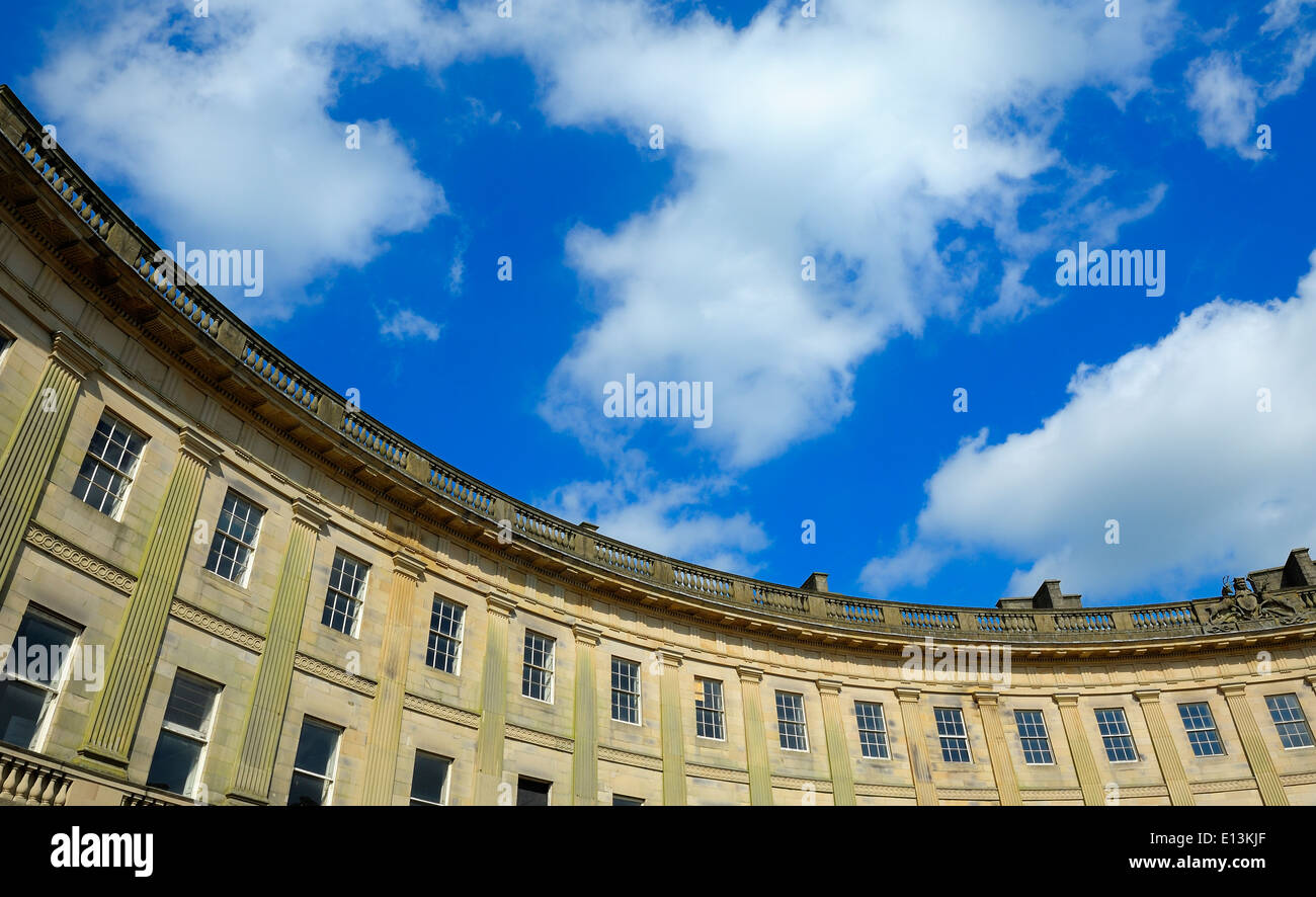 Der Halbmond Buxton Derbyshire England UK Stockfoto