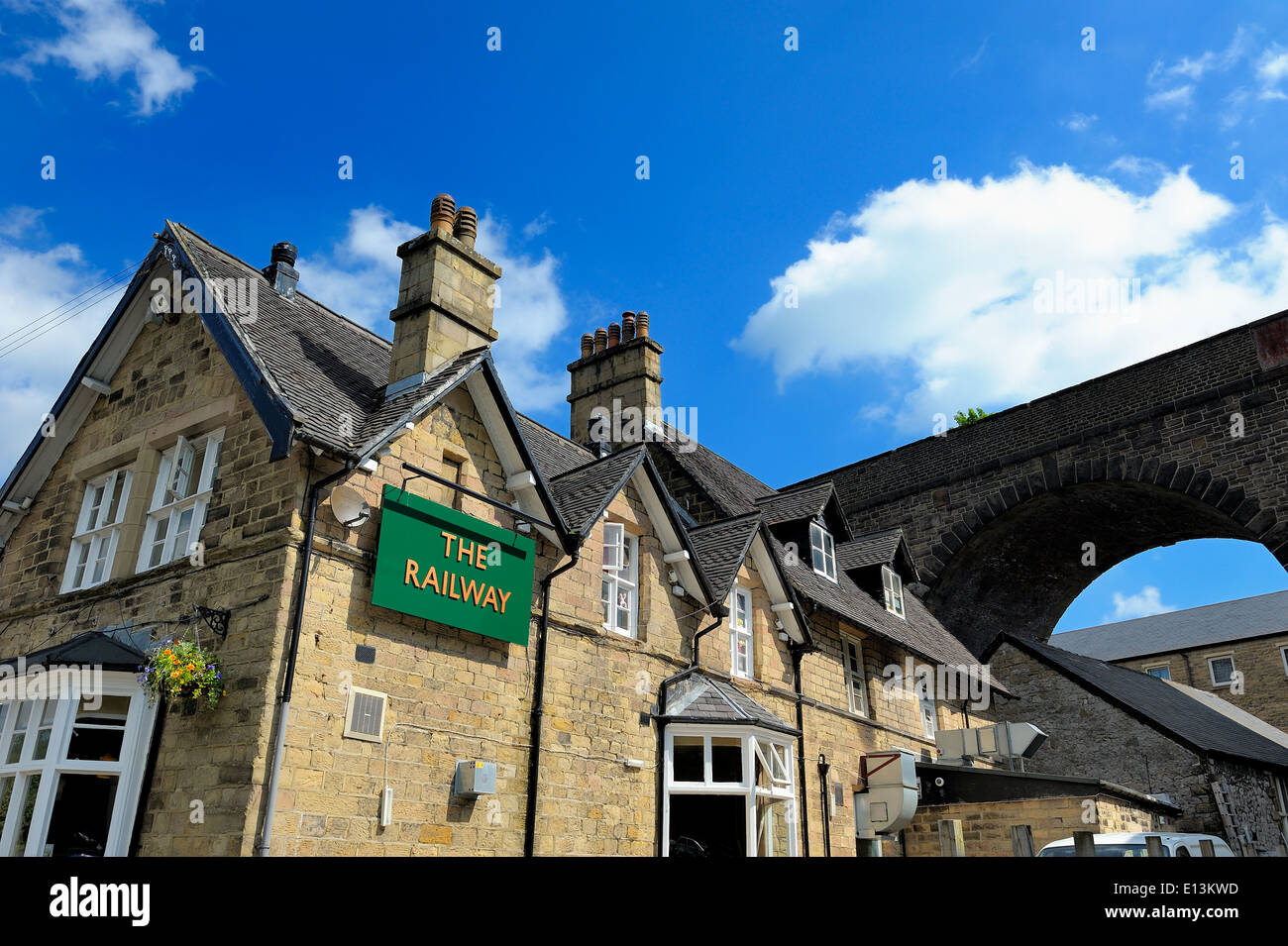 Das öffentliche Eisenbahn Haus Buxton Derbyshire England UK Stockfoto