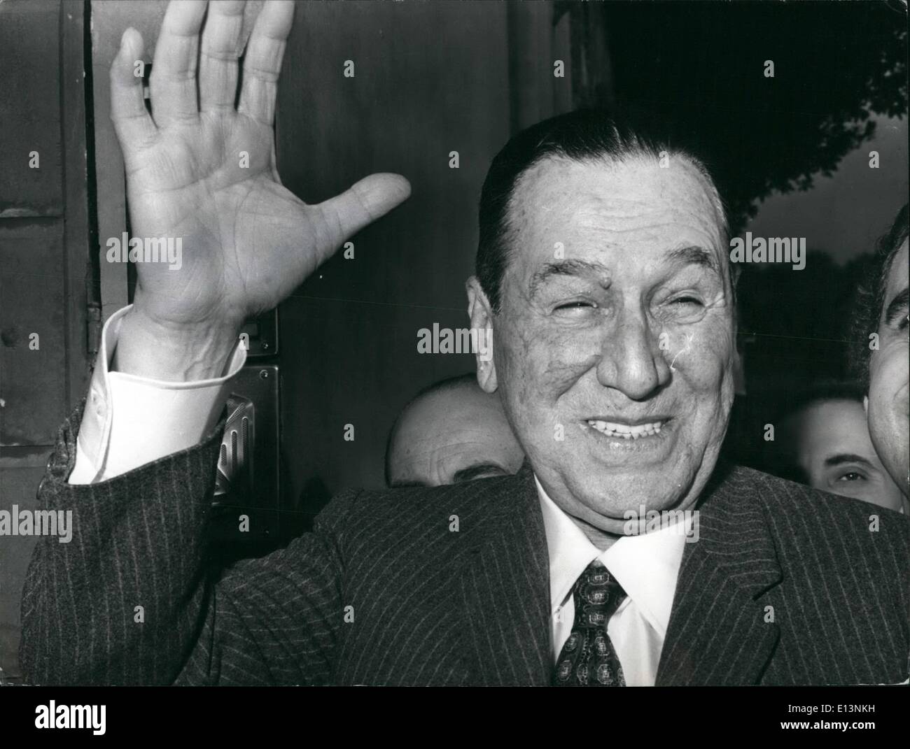 22. März 2012 Argentinien ehemaliger Präsident Juan Domingo Perón kam