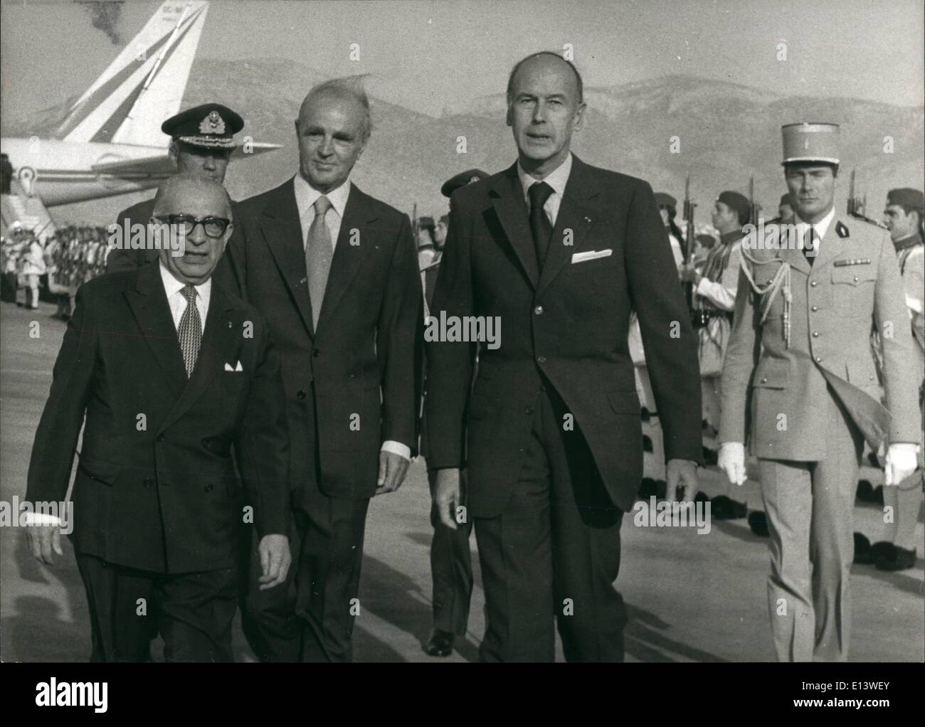 27. März 2012 - der französische Präsident Giscard d ' Estaing. Stockfoto
