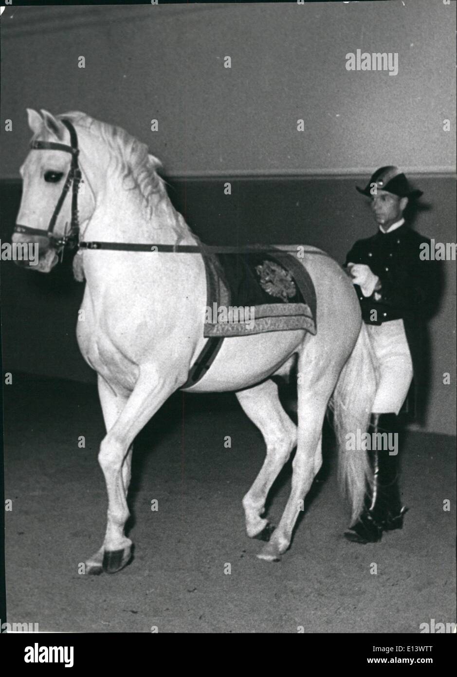 27. März 2012 - spanische Hofreitschule Vienna. Stockfoto