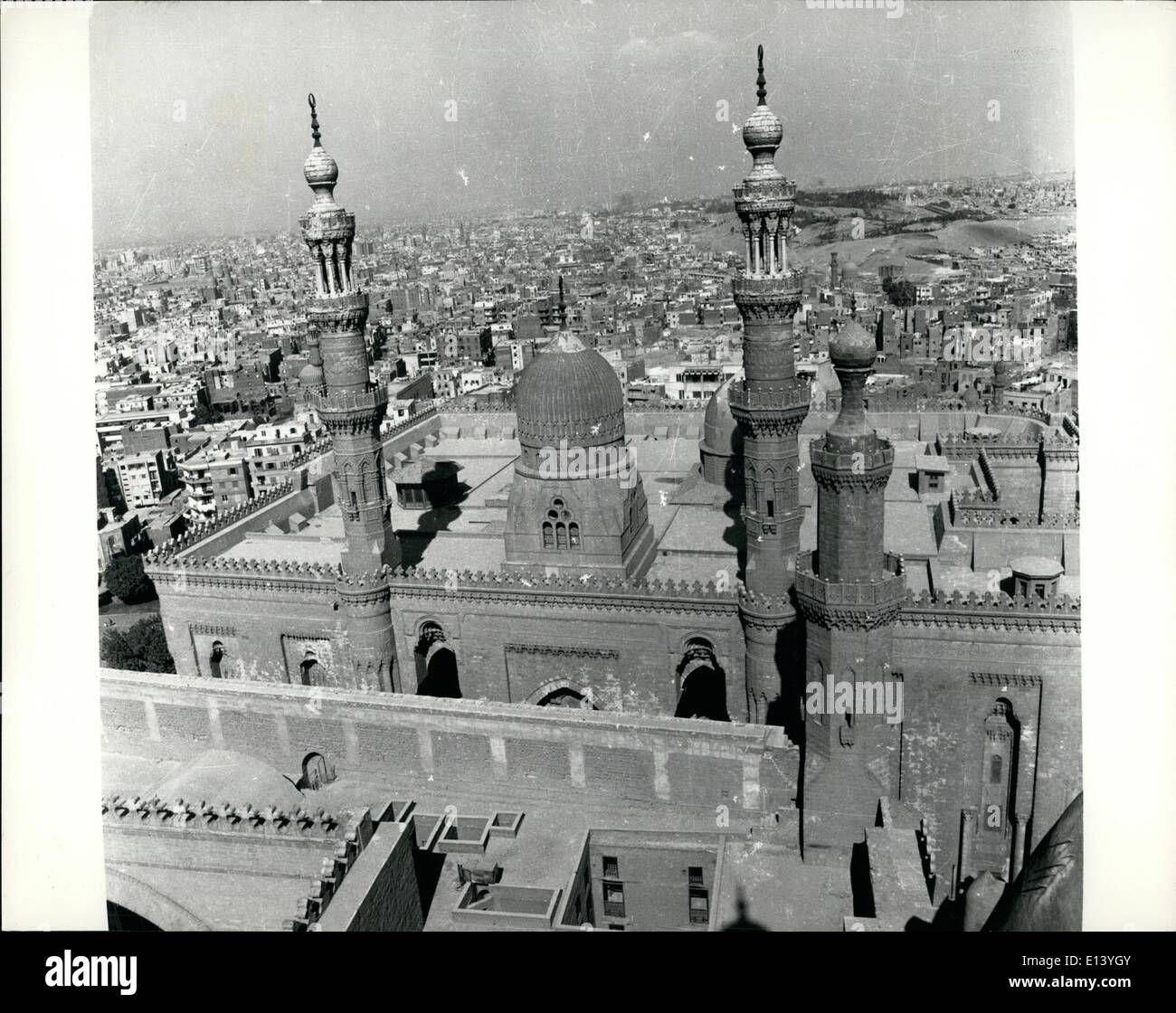 27. März 2012 - Al-Azhar-Universität, liegt in der Hitze des Cairo Kairo glänzend - Hochburg des Islam. Es ist umgeben von den alten beliebten Vierteln der Stadt. Stockfoto