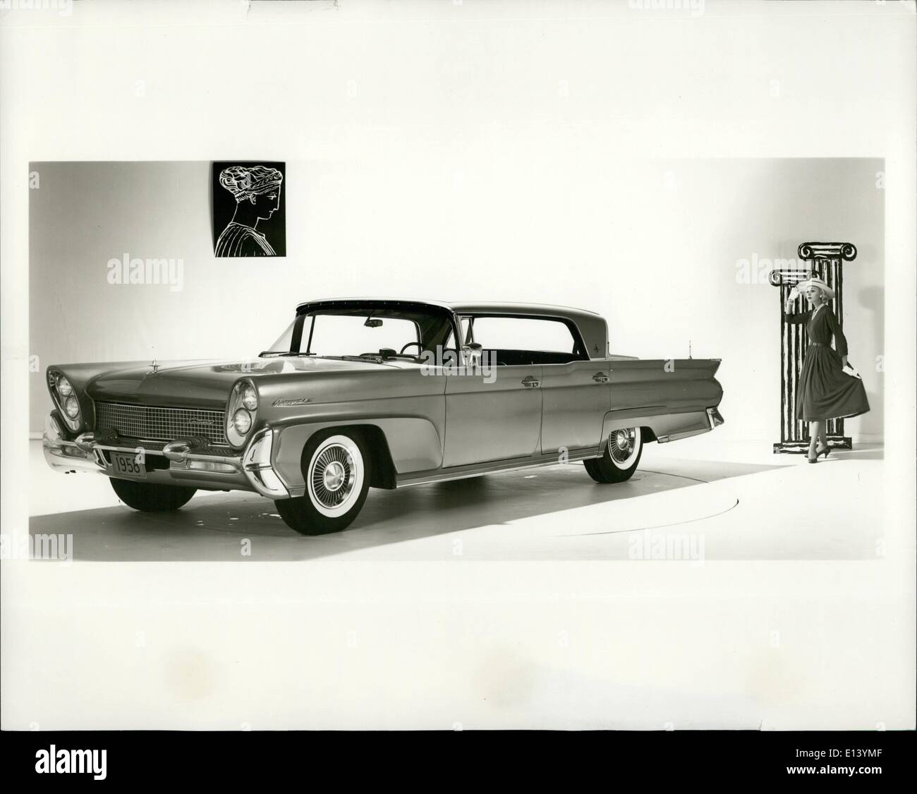 27. März 2012 - 1958 Lincoln Continental Stockfoto