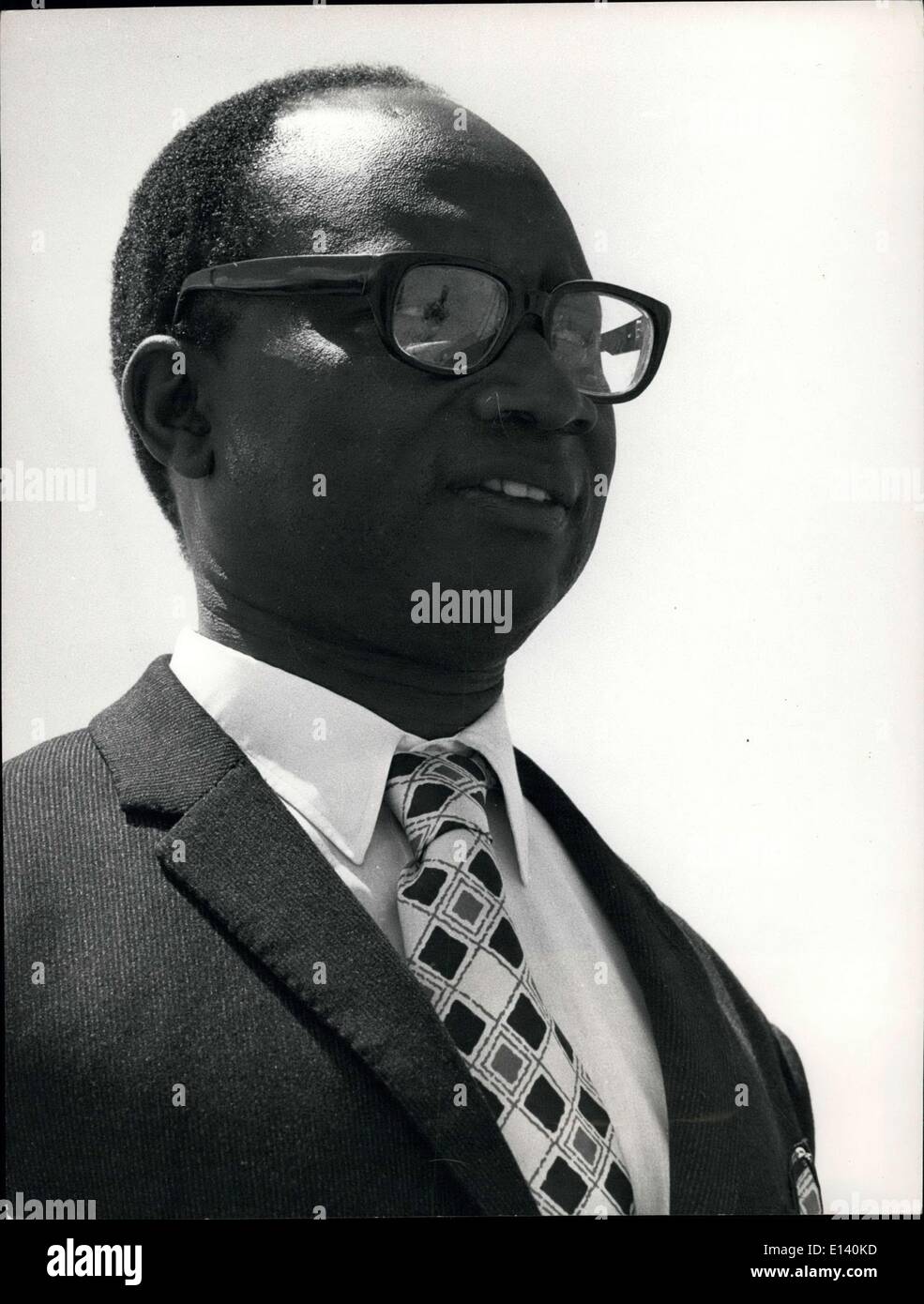 31. März 2012 - Sir Dawda Nilkrokodil Jawara, Präsident von Gambia. Geboren 1924. Bathurst, Achimota College, Zuerich-Universität ausgebildet. Leiter der People es Progressive Party, 1960. Minister für Bildung, 1960 Premier, 1962. Herr Ministerpräsident, 1963. Präsident, 1970. Kredit: Camerapix Stockfoto