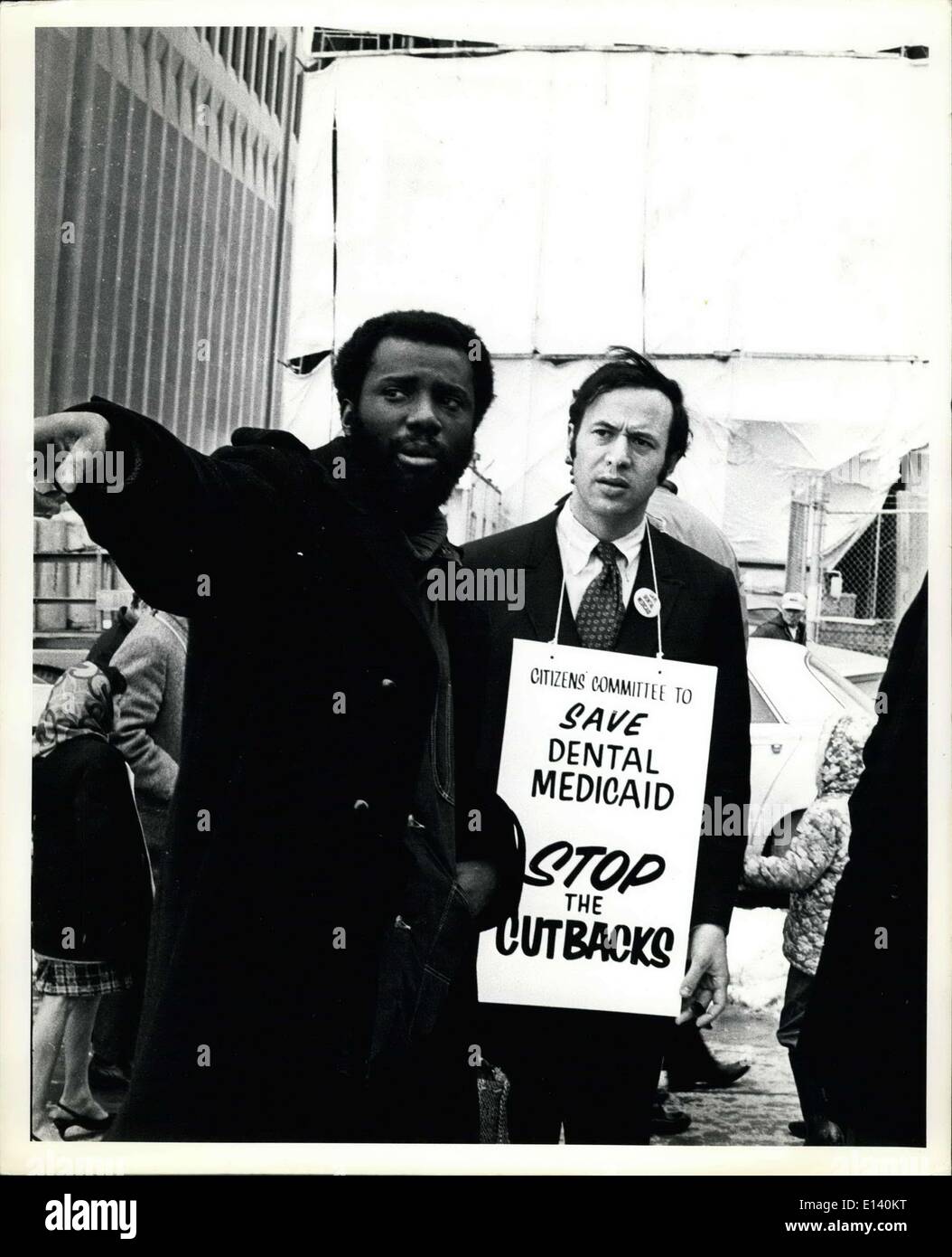 31. März 2012 - Hobart James '' Childrens Day'' Kundgebung statt in Albany vor State Capitol Building, Erlass von Rechtsvorschriften schneiden wieder medizinische, Dienstleistungen und Lebensmittel Zulagen für Empfänger von Sozialhilfe zu verhindern. Stockfoto