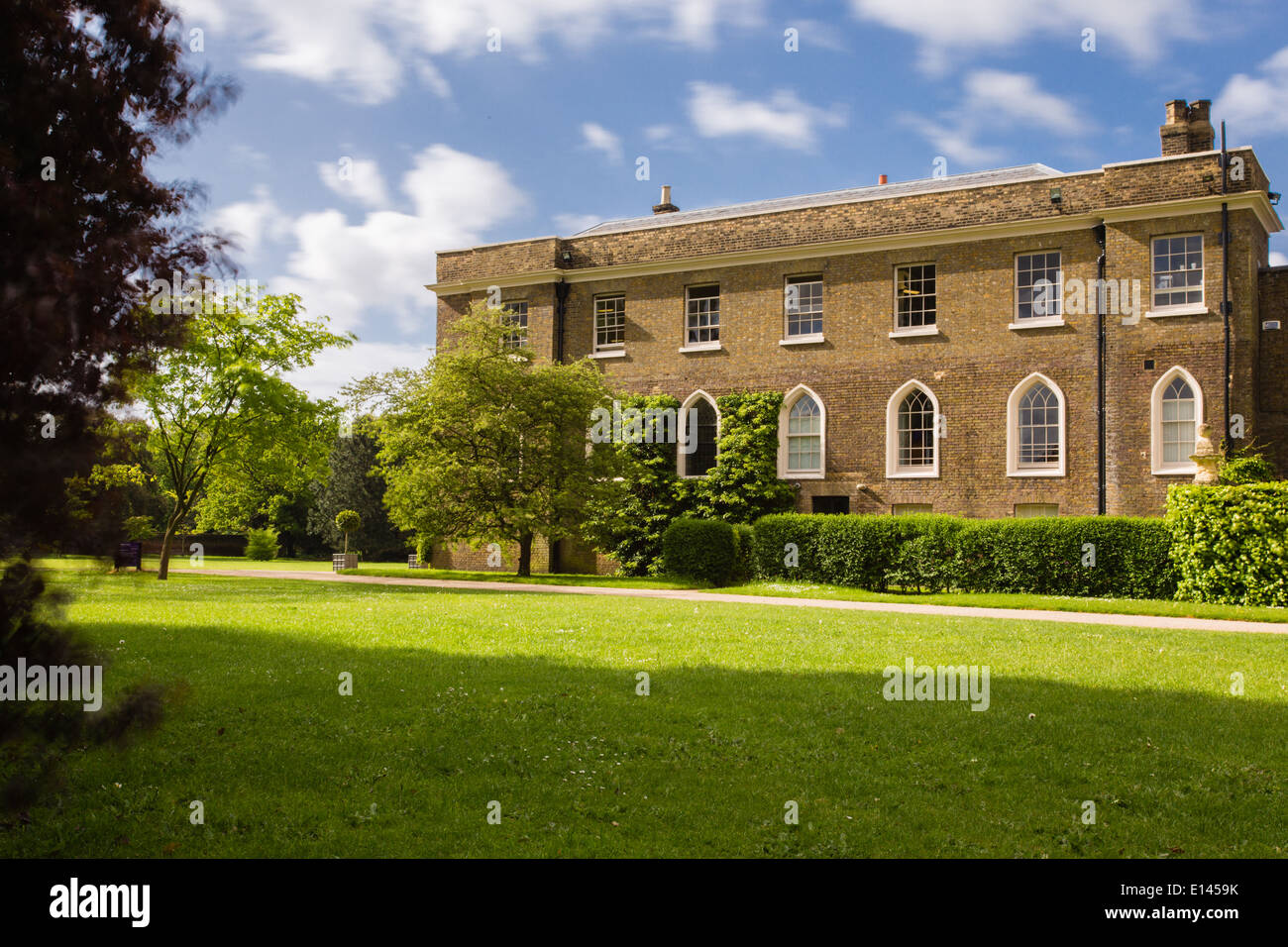 Fronten von Fulham Palace, in der Nähe von Putney und Hammersmith in West London. Stockfoto