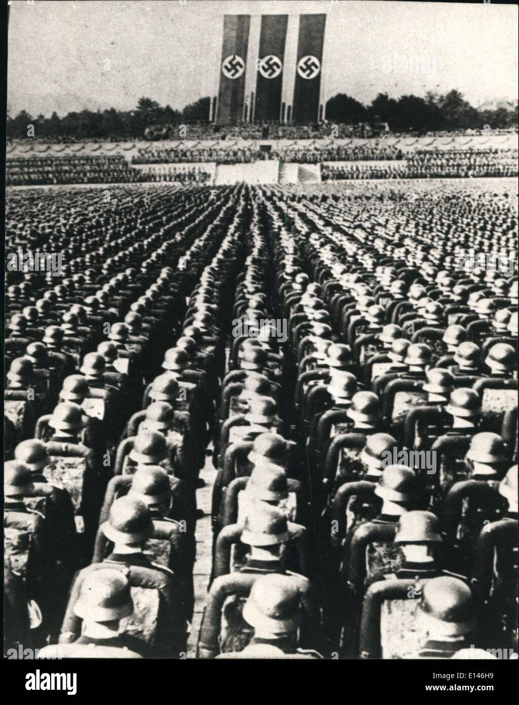 16. April 2012 - Hitlers Armee Stockfoto
