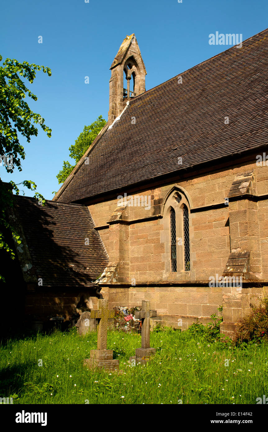 Markus Kirche, Fairfield, Worcestershire, England, Vereinigtes Königreich Stockfoto