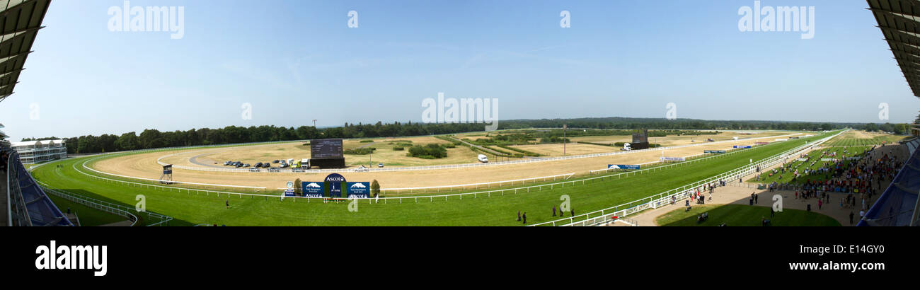Royal Ascot Racecourse während der Sommer-event Stockfoto