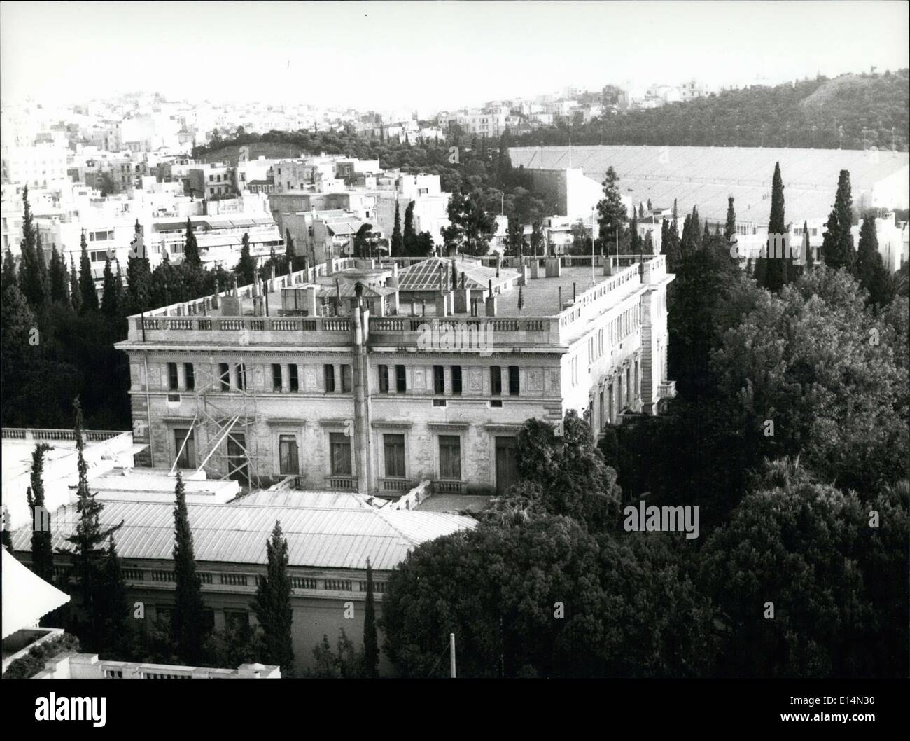 18. April 2012 - Royal Home in Griechenland Stockfoto