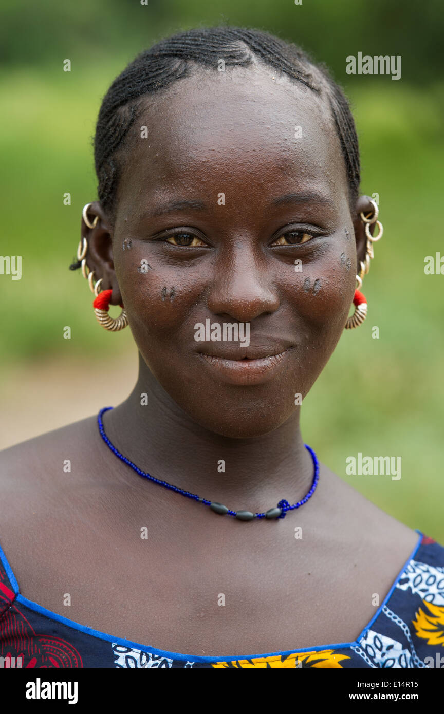 Fula Frau, Gambia Stockfoto