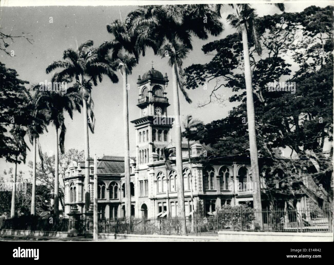 18. April 2012 - Queen es Royal College. Trinidad. Stockfoto
