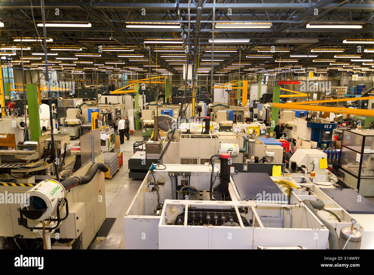 Fabrikhalle, ein engineering-Unternehmen. Stockfoto