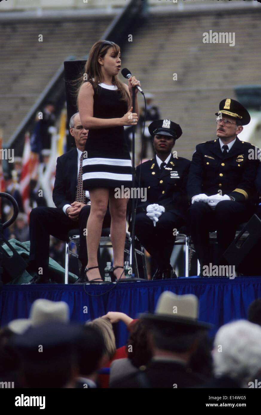 MARIAH CAREY 1996 15. jährlichen National Peace Officer Memorial Day Service Washington, DC.k5008jkel. (Kredit-Bild: © James M. Kelly/Globe Photos/ZUMAPRESS.com) Stockfoto