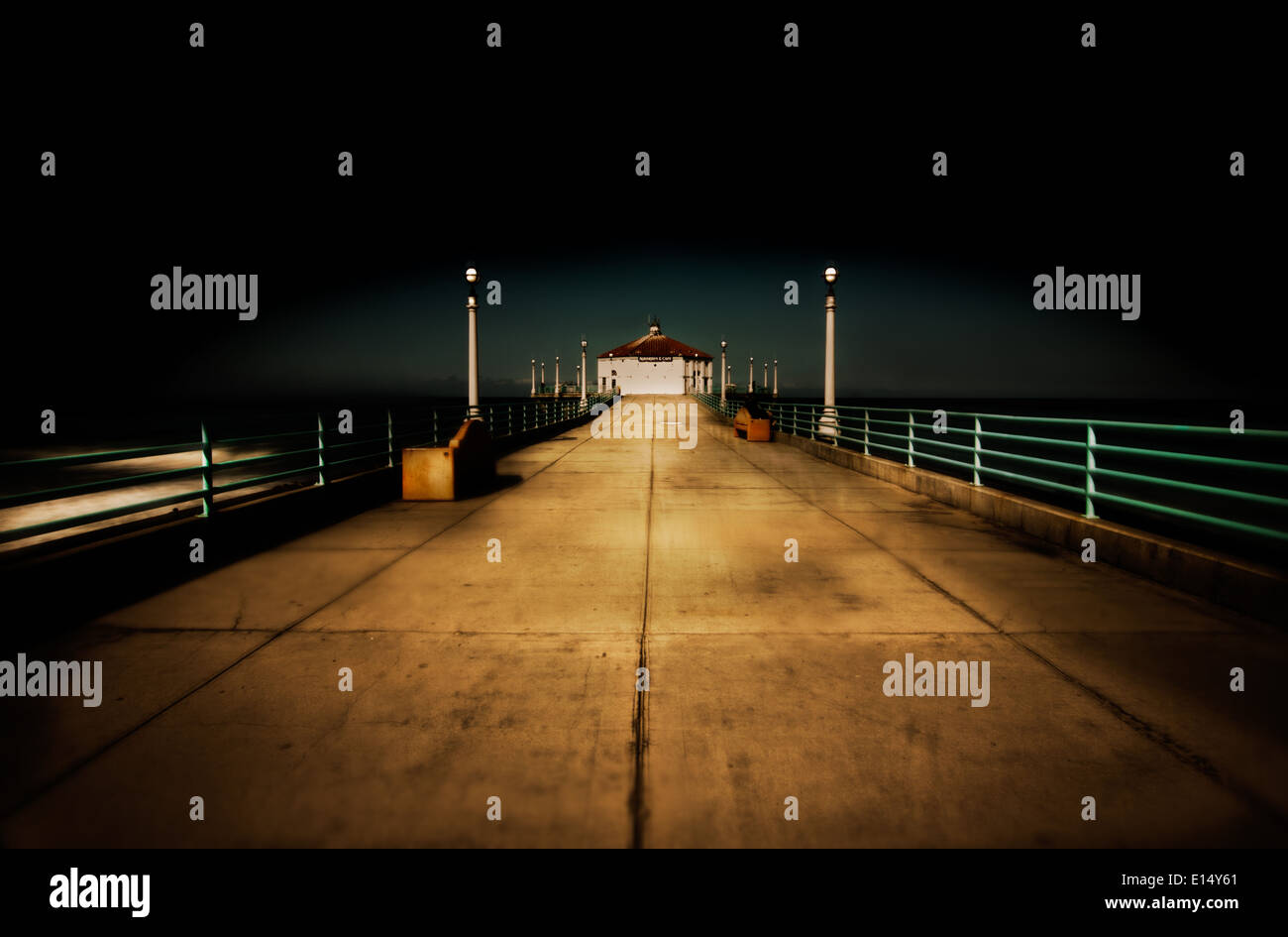 Beach Pier Stockfoto