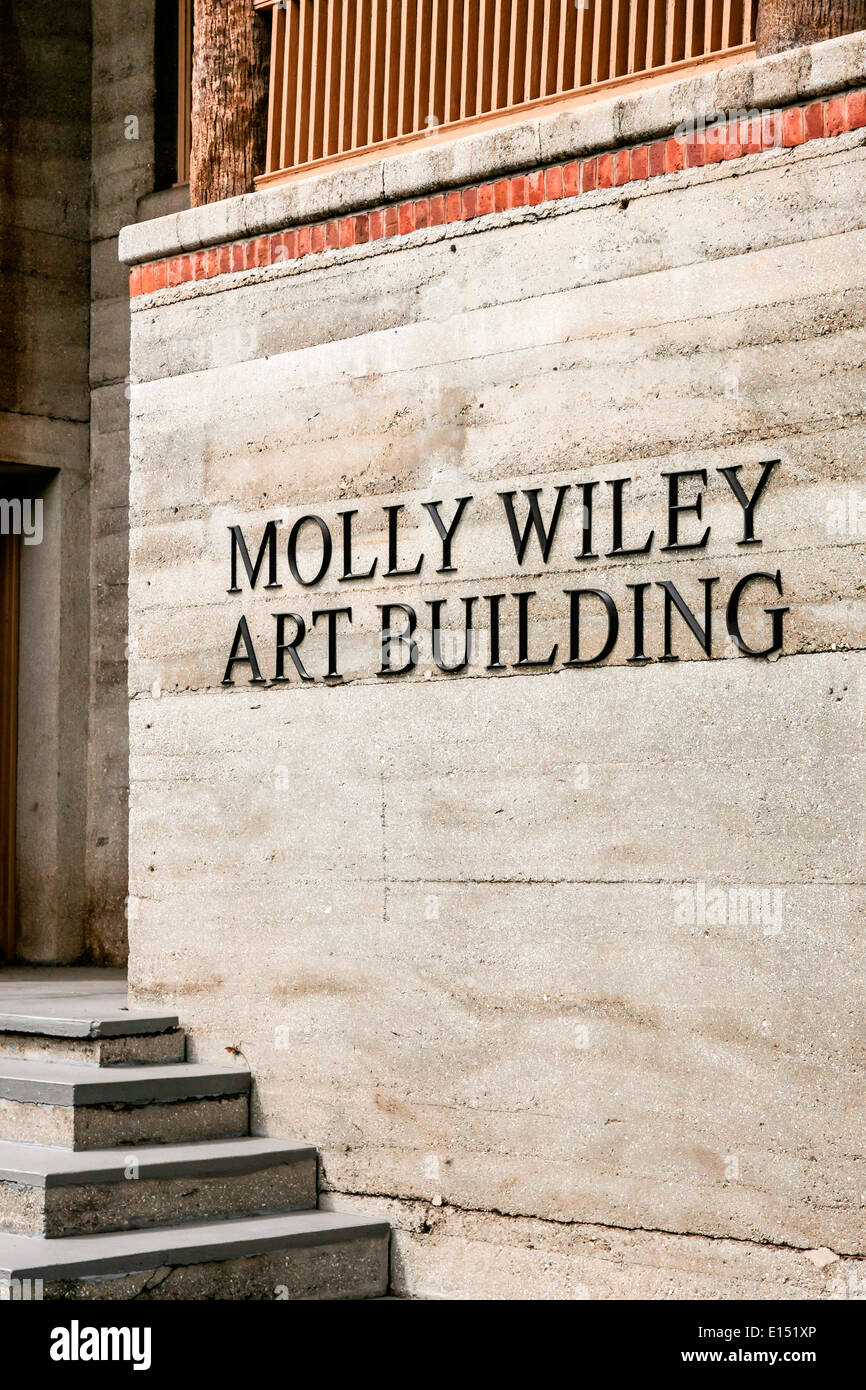 Molly Wiley Kunstgebäude, Teil des Flagler College in St. Augustine FL Stockfoto