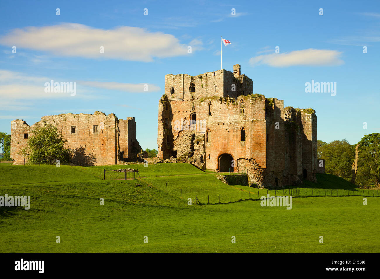 Brougham Castle in der Nähe von Penrith, Cumbria, England, UK. Stockfoto