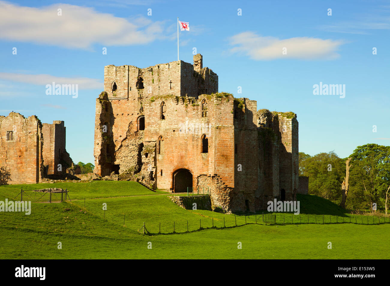 Brougham Castle in der Nähe von Penrith, Cumbria, England, UK. Stockfoto