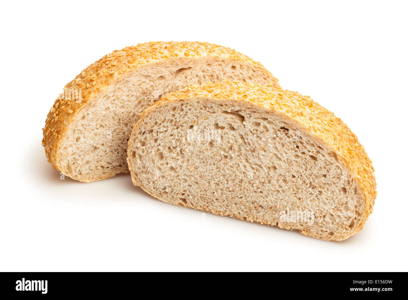 Brot, isoliert Stockfoto