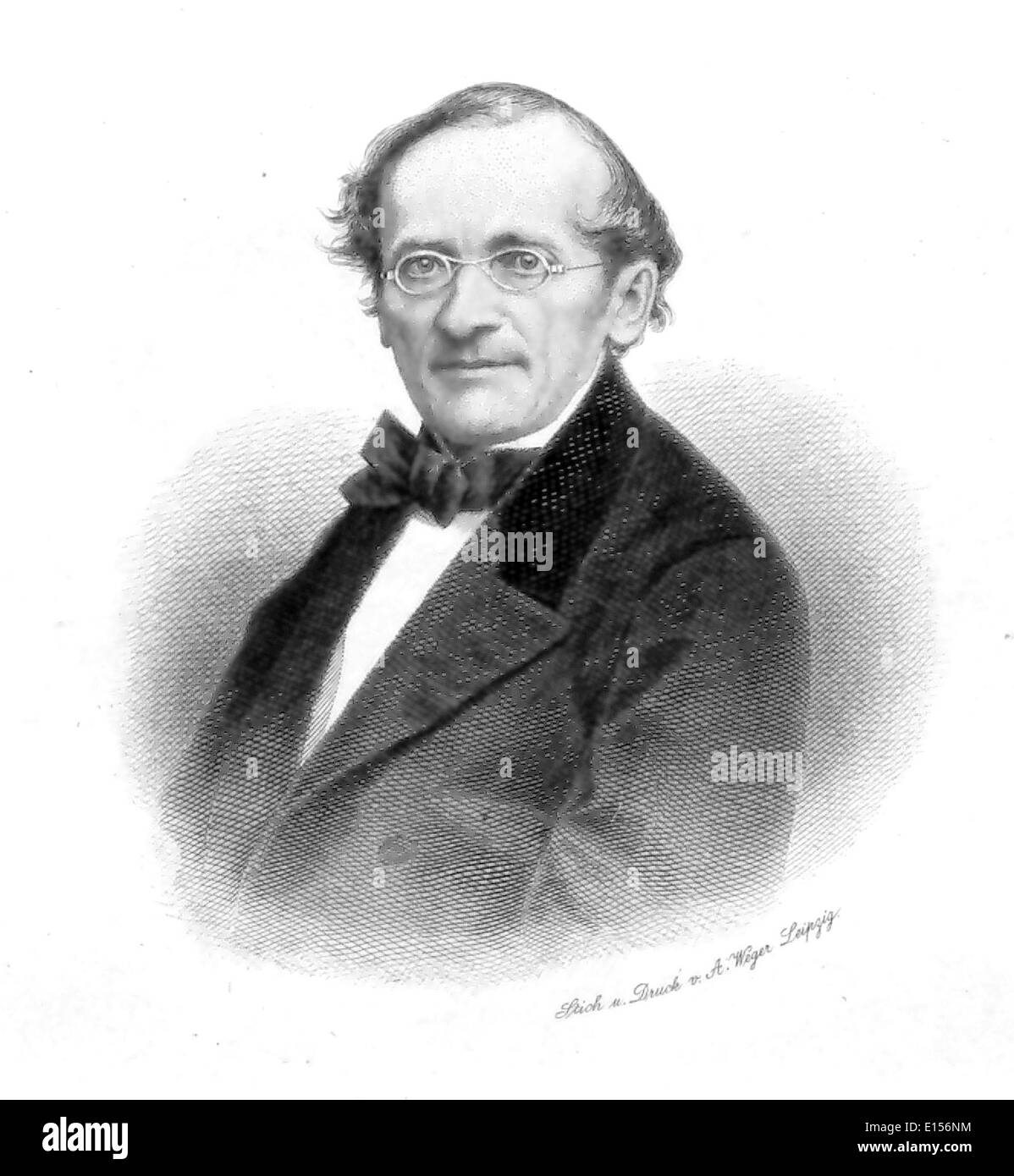 Deutscher Naturforscher JOSEPH MAXIMILIAN PERTY (1804-1884) Stockfoto
