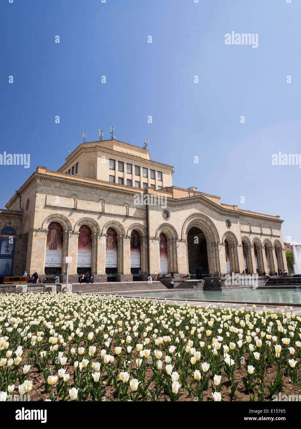 National History Museum von Armenien auf dem Platz der Republik in Yerevan, Armenien. Stockfoto