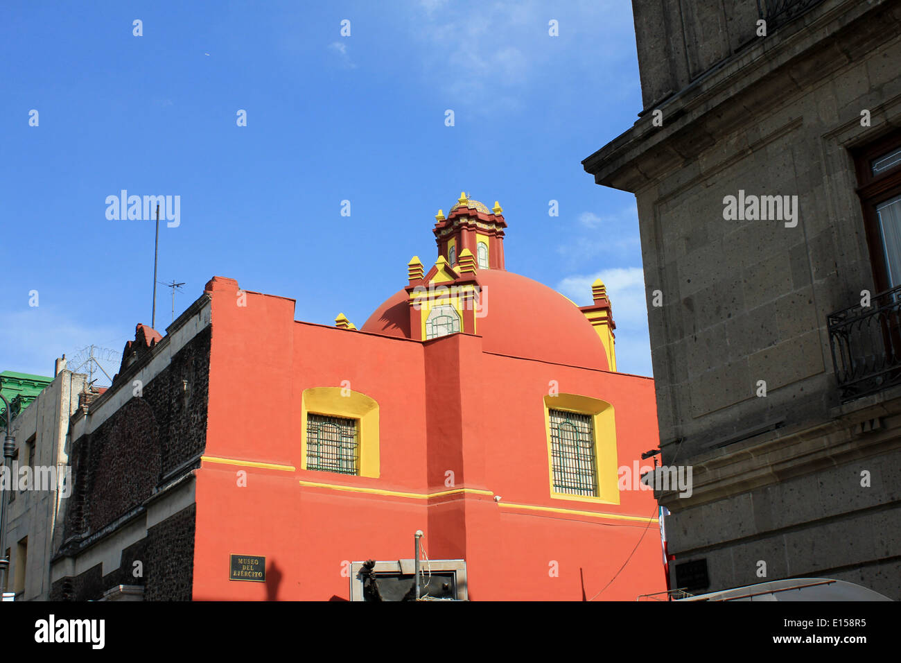 Das Militärmuseum im Centro Historico in Mexiko-Stadt Stockfoto