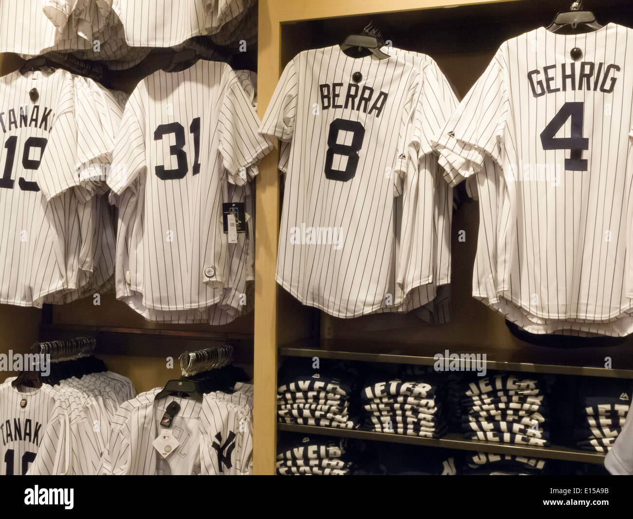 Modell des Sporting Warenspeicher Interieur, NYC Stockfoto