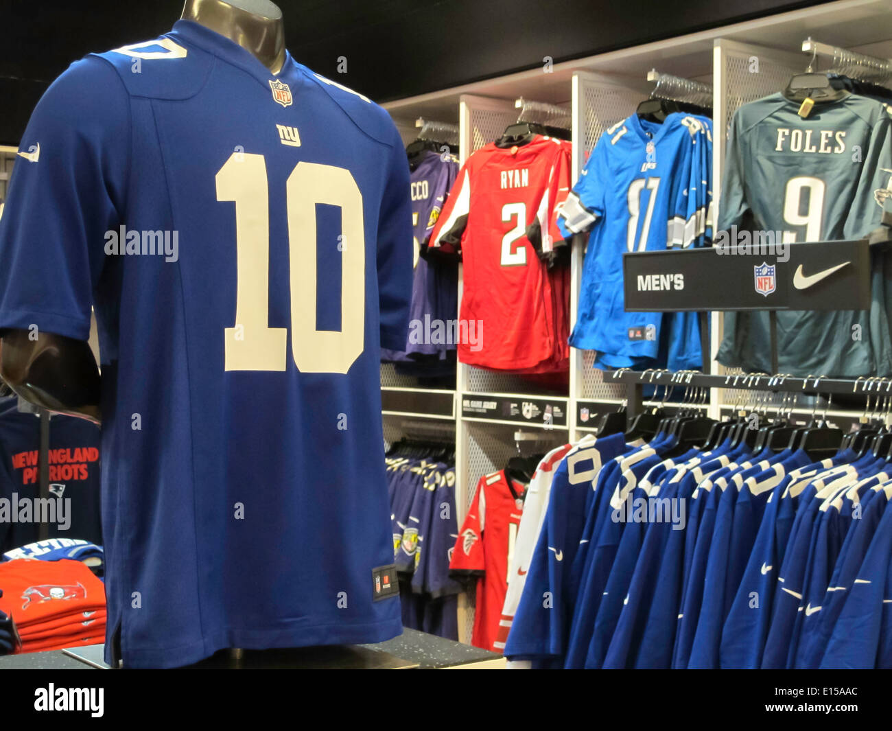 Modell des Sporting Warenspeicher Interieur, NYC Stockfoto