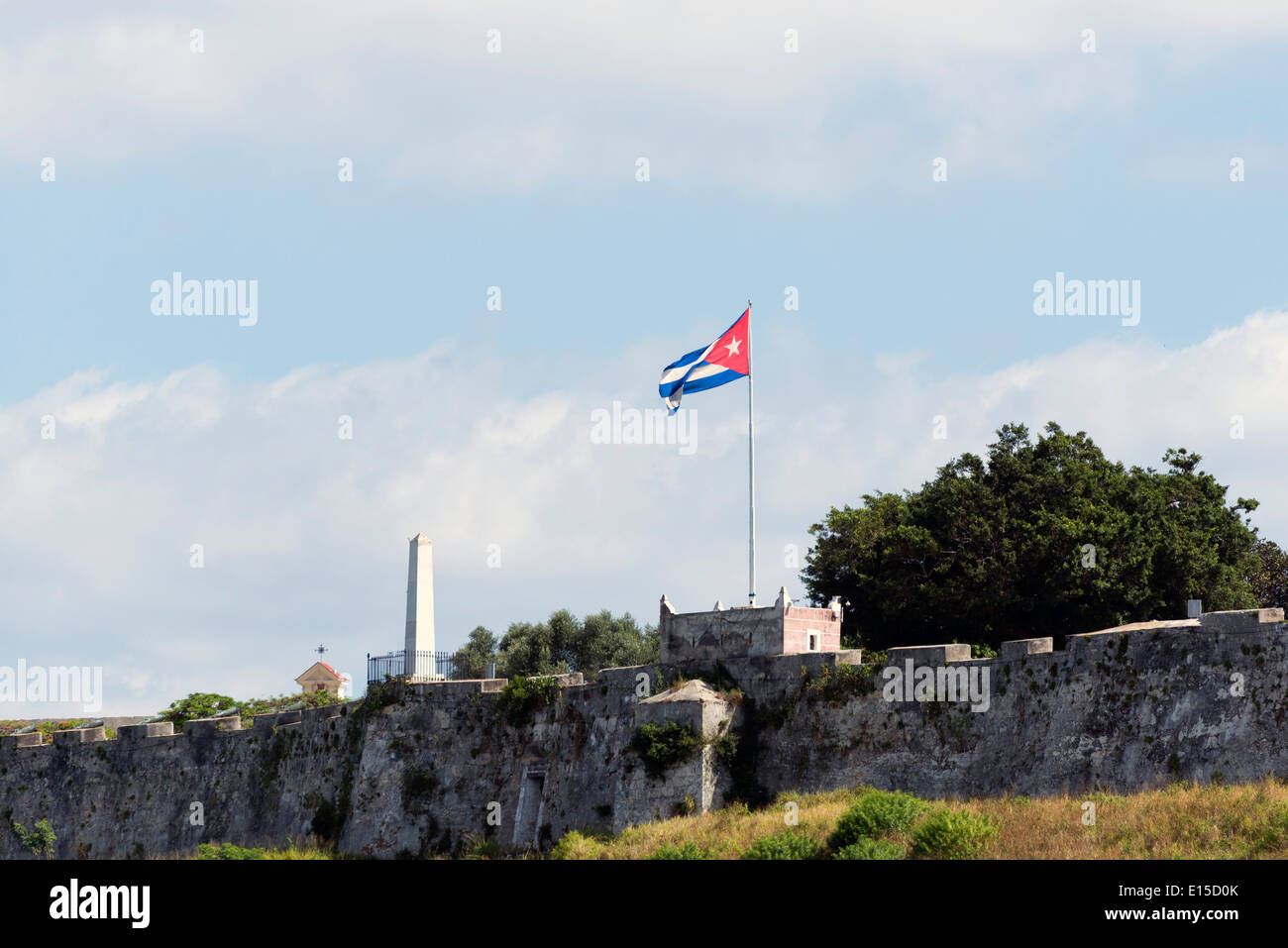 El Morro Castle stammt aus dem Jahre 1630 und war die 1. defensive Festung in Kraft gesetzt durch die spanische Krone. Stockfoto