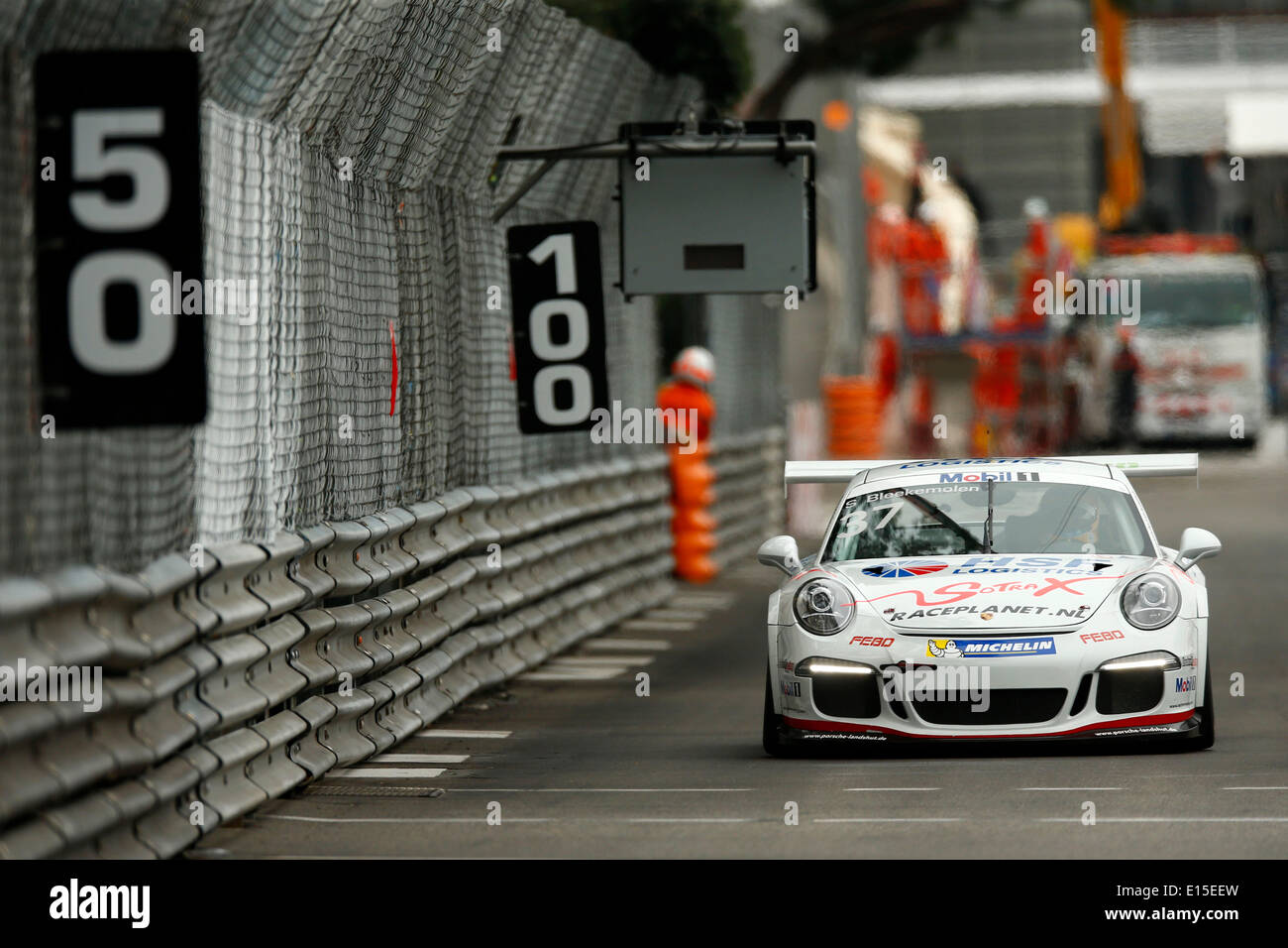 Motorsport: Porsche Mobil 1 Supercup Monaco 2014, Sebastiaan Bleekemolen (NL) Stockfoto