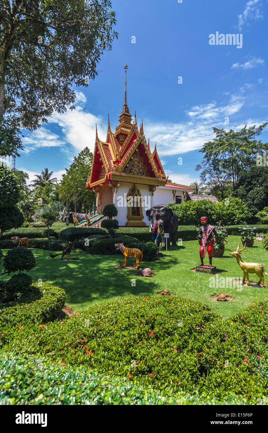 Thailand, Provinz Phang Nga, in der Nähe von Khao Lak, Wat Khomniyaket Stockfoto