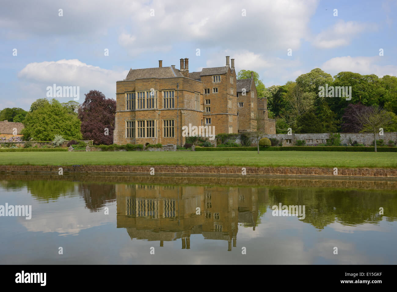 Broughton Burg in der Nähe von Banbury, Oxfordshire Stockfoto