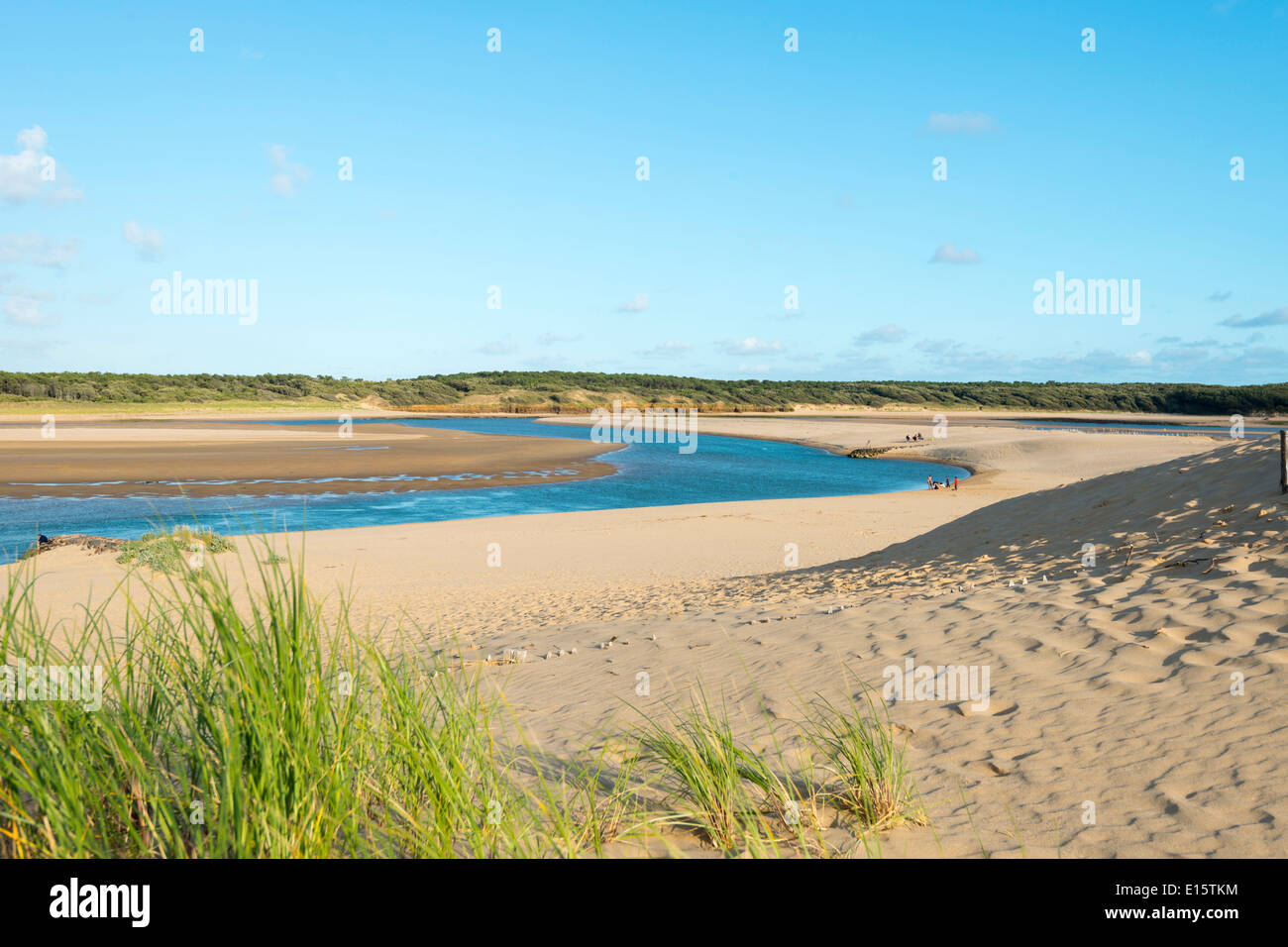 Talmont Saint-Hilaire (Departement Vendée): die Bucht "Anse du Veillon" Stockfoto