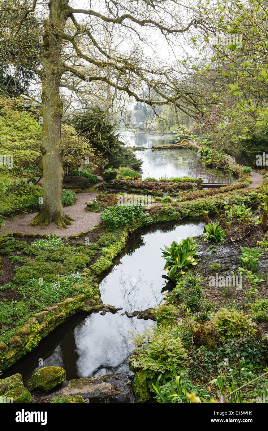 Hodnet Hall Gardens, Shropshire Stockfoto