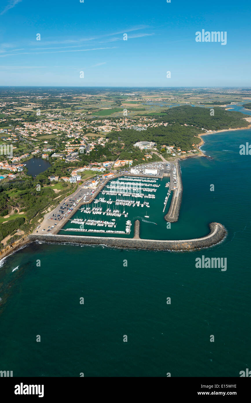 Talmont Saint-Hilaire (Departement Vendée): Küste der Vendée-Abteilung Stockfoto
