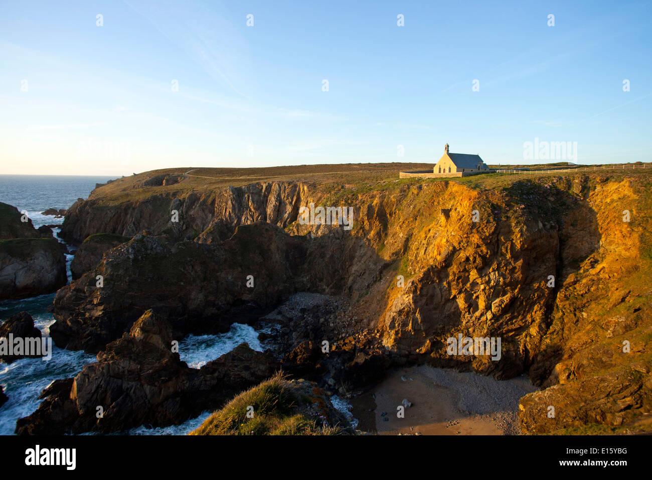 Cléden-Cap Sizun (Finistère Abteilung): die Landzunge "Pointe du Van" Stockfoto