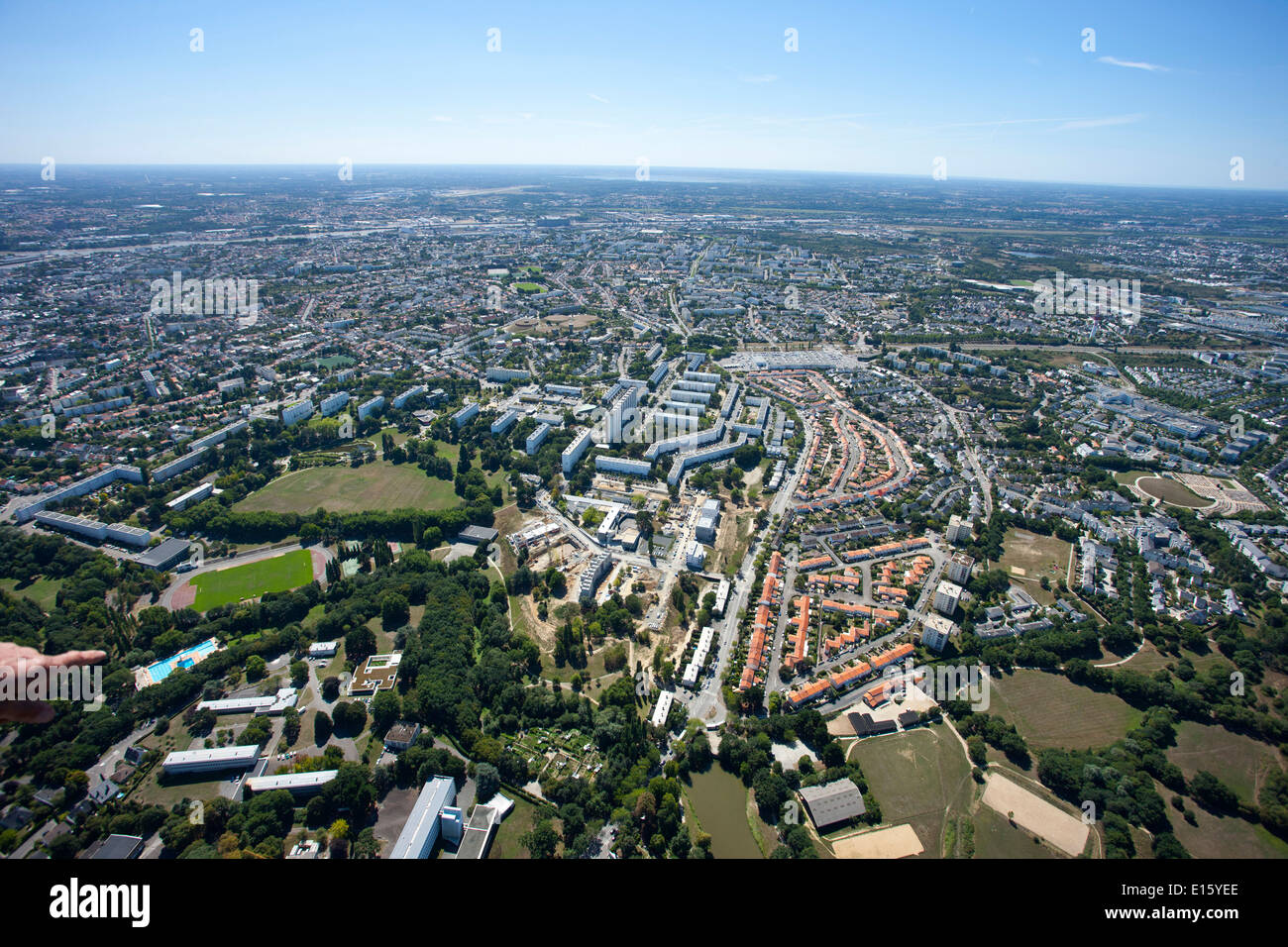 Nantes (Pays De La Loire Region): Stadtteil "Dervallieres" Stockfoto