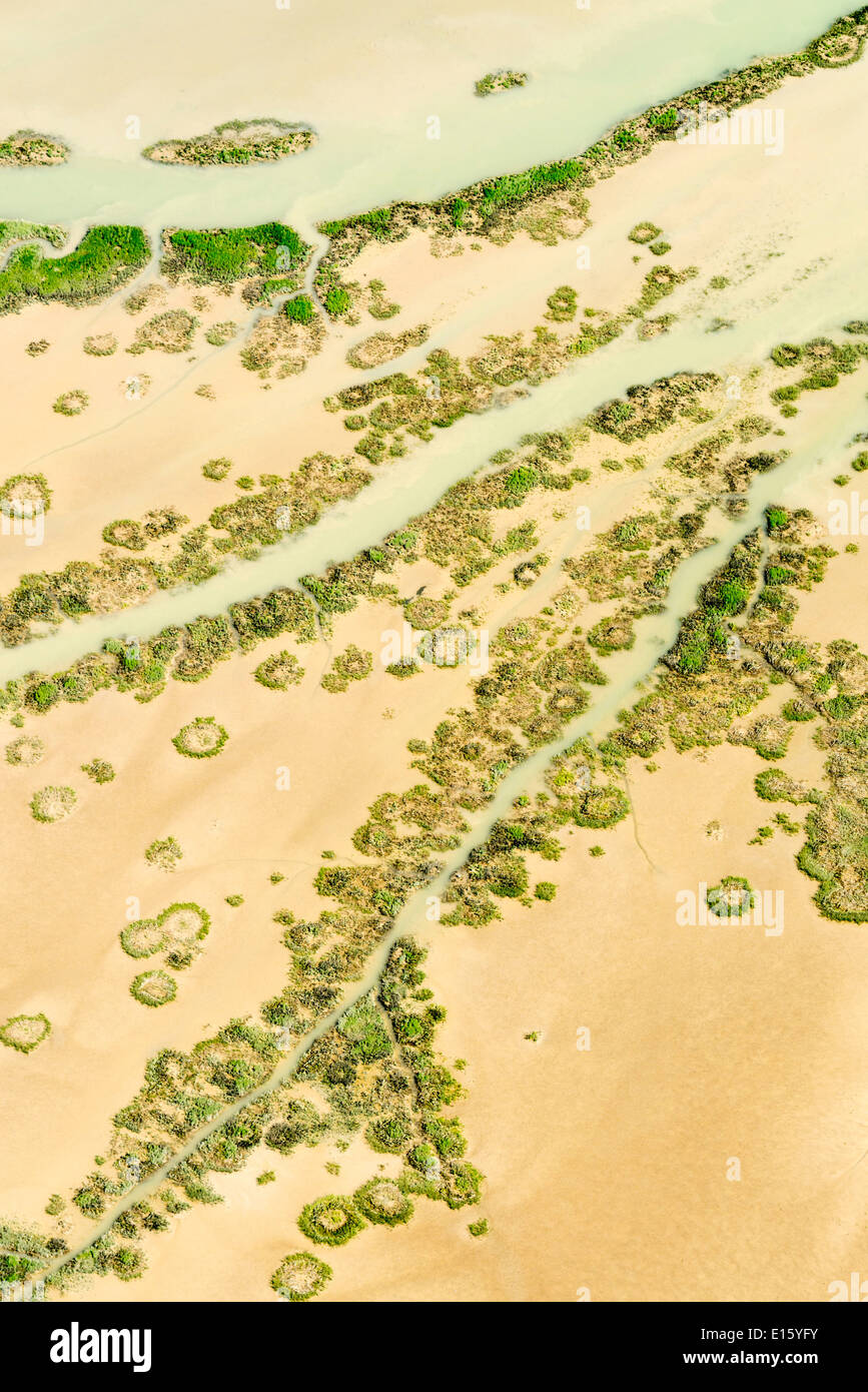 Küste der Vendée-Abteilung "Pointe d'Arcay" Landzunge; Stockfoto