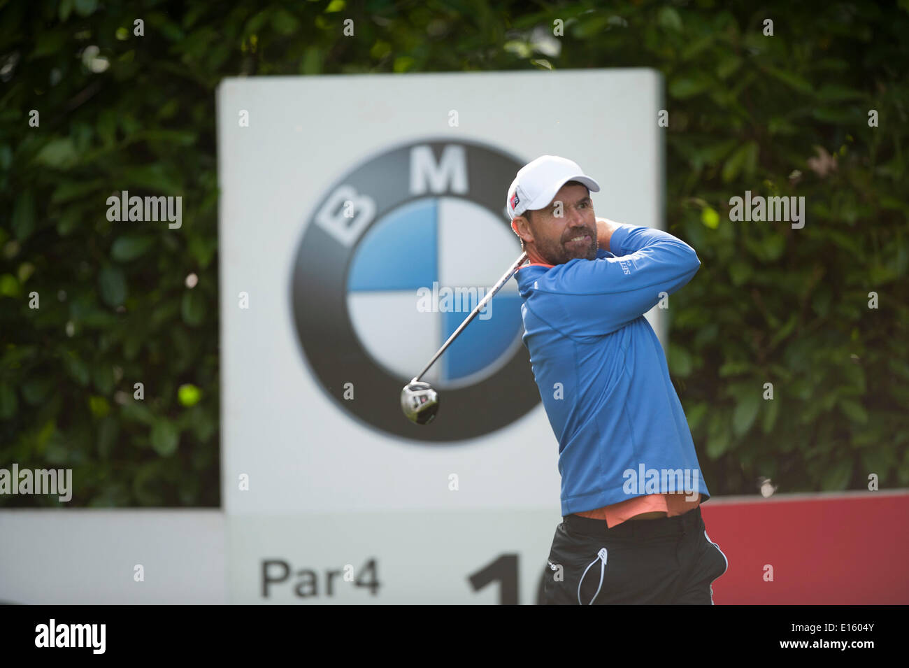 Wentworth, UK. 23. Mai 2014. Padraig HARRINGTON [IRL] in der zweiten Runde der 2014 BMW PGA Championship von The West Course Wentworth Golf Club Credit: Action Plus Sport/Alamy Live News Stockfoto