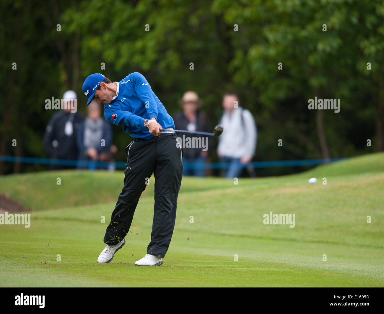 Wentworth, UK. 23. Mai 2014. Rafa CABRERA-BELLO [ESP] in der zweiten Runde der 2014 BMW PGA Championship von The West Course Wentworth Golf Club Credit: Action Plus Sport/Alamy Live News Stockfoto
