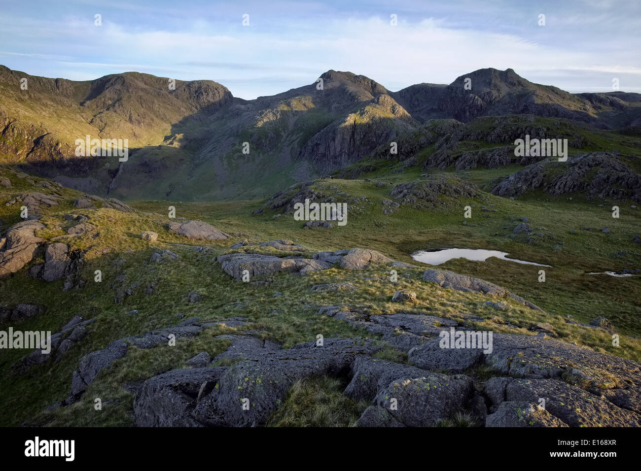 Bereich von Sca Fell im englischen Lake District Stockfoto